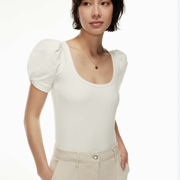 Aritzia Wilfred Awe Tshirt White - Picture 2 of 3